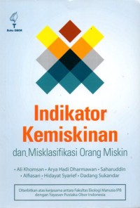 Image of Indikator Kemiskinan dan Misklasifikasi Orang Miskin