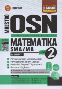 Image of Maestro OSN Matematika SMA/MA Volume 2