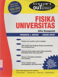 Image of Schaum's outlines: fisika universitas